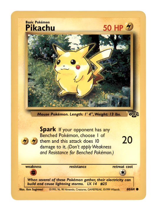 Pokemon Card Pikachu