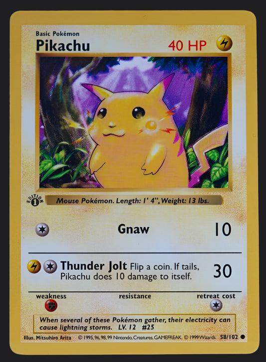 Pikachu 1st Edition